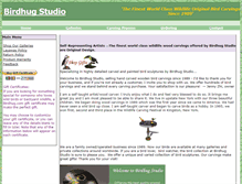 Tablet Screenshot of birdhug.com